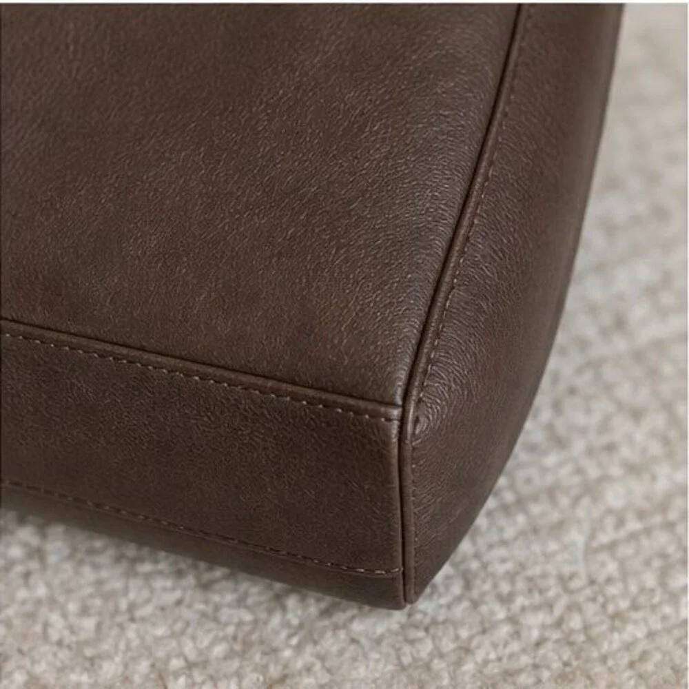 Espresso Vegan Leather Bag